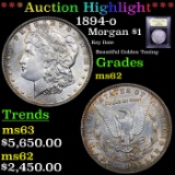 ***Auction Highlight*** 1894-o Morgan Dollar $1 Graded Select Unc By USCG (fc)