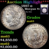 ***Auction Highlight*** 1897-o Morgan Dollar $1 Graded Select Unc By USCG (fc)