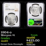 NGC 1904-o Morgan Dollar $1 Graded ms65 By NGC