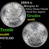 1884-o Morgan Dollar $1 Grades GEM+ Unc