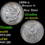 1886-o Morgan Dollar $1 Grades AU Details