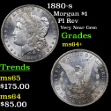1880-s Morgan Dollar $1 Grades Choice+ Unc