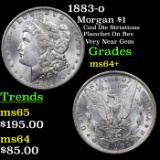 1883-o Morgan Dollar $1 Grades Choice+ Unc