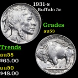 1931-s Buffalo Nickel 5c Grades Select AU