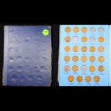 Near Complete Lincoln Cent Book 1930-1940 24 coins