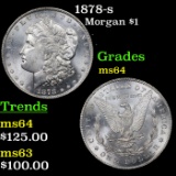 1878-s Morgan Dollar $1 Grades Choice Unc