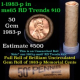 Shotgun Lincoln 1c roll, 1983-p 50 pcs Brandt Wrapper