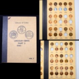 Partial Lincoln Cent Book 1941-1961 49 coins