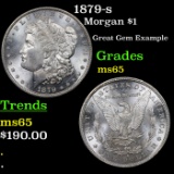1879-s Morgan Dollar $1 Grades GEM Unc