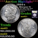 ***Auction Highlight*** 1884-s Morgan Dollar $1 Graded Select Unc By USCG (fc)