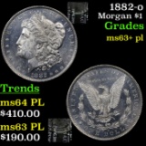 1882-o Morgan Dollar $1 Grades Select Unc+ PL