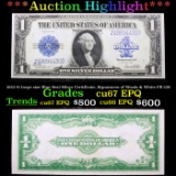 ***Auction Highlight*** 1923 $1 large size Blue Seal Silver Certificate, Signatures of Woods & White
