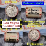 ***Auction Highlight*** Old Casino 50c Roll $10 Halves Aladdin Hotel Vegas 1917 Walker & 'O' Barber