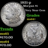 1921-p Morgan Dollar $1 Grades Choice+ Unc