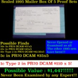 ***Auction Highlight*** Original sealed box 5- 1995 United States Mint Proof Sets (fc)
