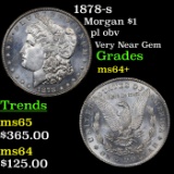 1878-s Morgan Dollar $1 Grades Choice+ Unc