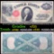 1917 $1 Legal Tender Note, George Washington Signatures of Elliot & Burke, FR-37 Grades vf+