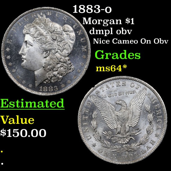 1883-o Morgan Dollar $1 Grades Choice Unc*