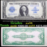 1923 $1 large size Blue Seal Silver Certificate, Signatures of Speelman & White Fr-239 Grades Choice