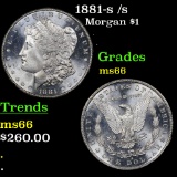 1881-s /s Morgan Dollar $1 Grades GEM+ Unc