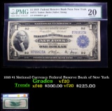 1918 $1 National Currency Federal Reserve Bank of New York Graded vf20 By PMG