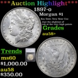 ***Auction Highlight*** 1897-o Morgan Dollar $1 Graded au58+ By SEGS (fc)