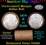 ***Auction Highlight*** 1879 & CC Uncirculated Morgan Dollar Shotgun Roll (fc)