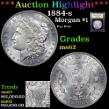 ***Auction Highlight*** 1884-s Morgan Dollar $1 Graded Select Unc By USCG.        This is an attract