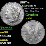 1897-s Morgan Dollar $1 Grades Choice AU/BU Slider