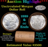 ***Auction Highlight*** 1889 & CC Uncirculated Morgan Dollar Shotgun Roll (fc)