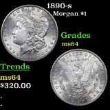 1890-s Morgan Dollar $1 Grades Choice Unc