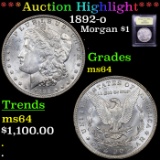 ***Auction Highlight*** 1892-o Morgan Dollar $1 Graded Choice Unc By USCG (fc)