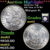 ***Auction Highlight*** 1900-o/cc Top 100 Vam 11 I4 R4 Morgan Dollar $1 Graded Select Unc By USCG (f