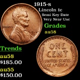 1915-s Lincoln Cent 1c Grades Choice AU/BU Slider