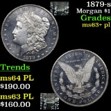 1879-s Morgan Dollar $1 Grades Select Unc+ PL