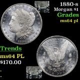 1880-s Morgan Dollar $1 Grades Choice Unc PL