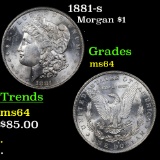 1881-s Morgan Dollar $1 Grades Choice Unc