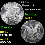 1882-s Morgan Dollar $1 Grades Choice+ Unc