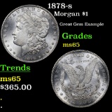 1878-s Morgan Dollar $1 Grades GEM Unc