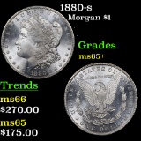 1880-s Morgan Dollar $1 Grades GEM+ Unc