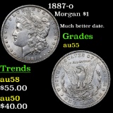 1887-o Morgan Dollar $1 Grades Choice AU