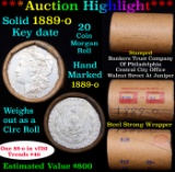 ***Auction Highlight*** Full solid date 1889-o Morgan silver dollar roll, 20 coins (fc)