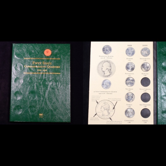 Starter Washington Fifty State Quarter Book 1996-1999 9 coins