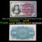 1870's US Fractional Currency 10¢ Fourth Issue Fr-1259 Grades Choice AU/BU Slider