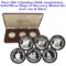 1992 Columbus 500th Anniversary Solid Silver Ships of Discovery Medals Set Over 2oz of silver