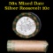 Roll of 50 Mixed Date Roosevelt Dimes