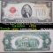 **Star Note** 1928D $2 Red Seal United States Note Grades vf, very fine