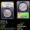 ANACS 1921-p Peace Dollar $1 Graded au58 By ANACS