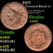 1837 Coronet Head Large Cent 1c Grades Choice AU/BU Slider+