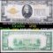 1928 $20 Gold Certificate Signatures Woods/Mellon Grades xf